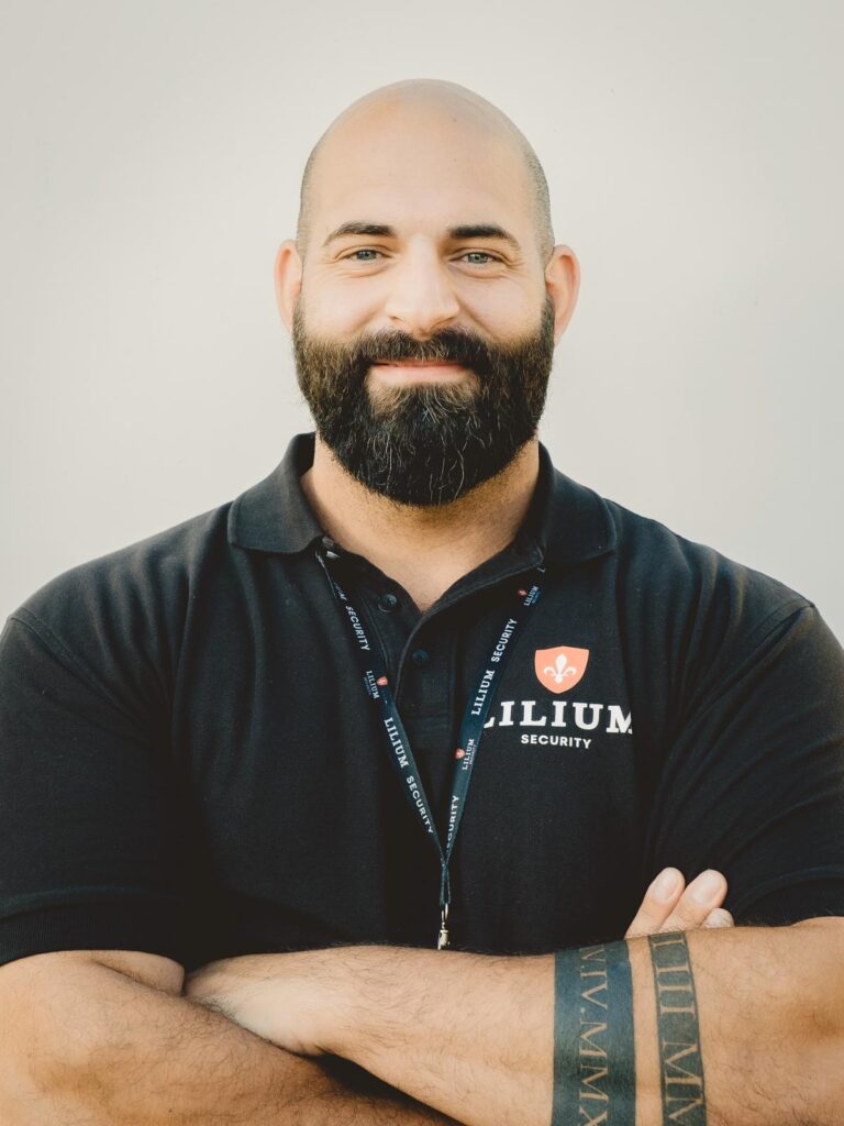 David Crnic Gründer von Lilium Security. Ein Sicherheitsdienst im Großraum Stuttgart.